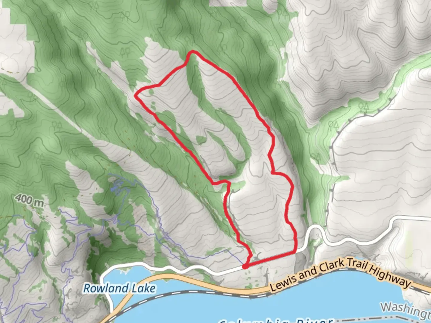 An image depicting the trail Tracy Hill and Major Creek Loop Trail and its surrounding area.