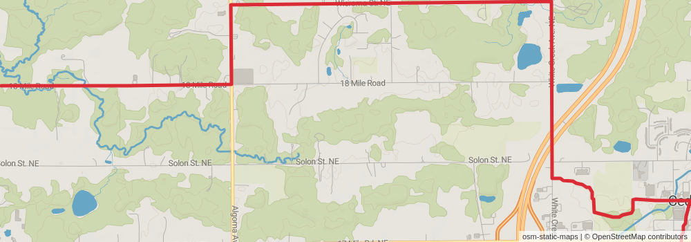 American Perimeter Trail - North Country Primary stage 47 Map