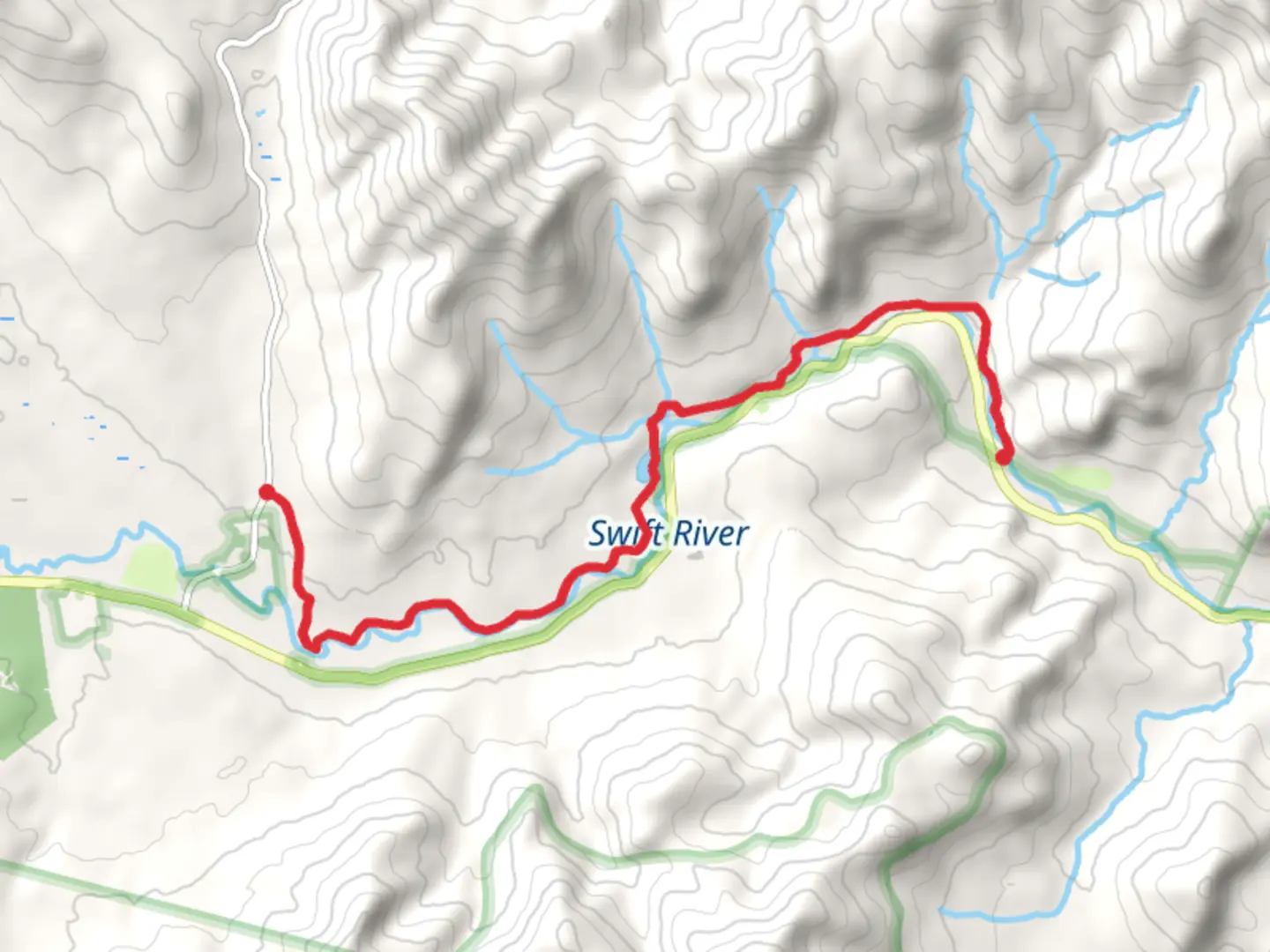 An image depicting the trail Passaconaway to Spruce Hill Trail and its surrounding area.