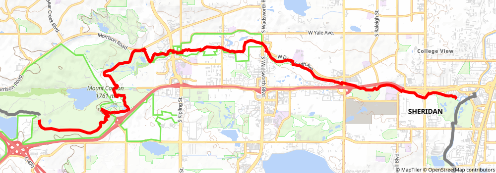 American Discovery Trail South Route stage 236 Map