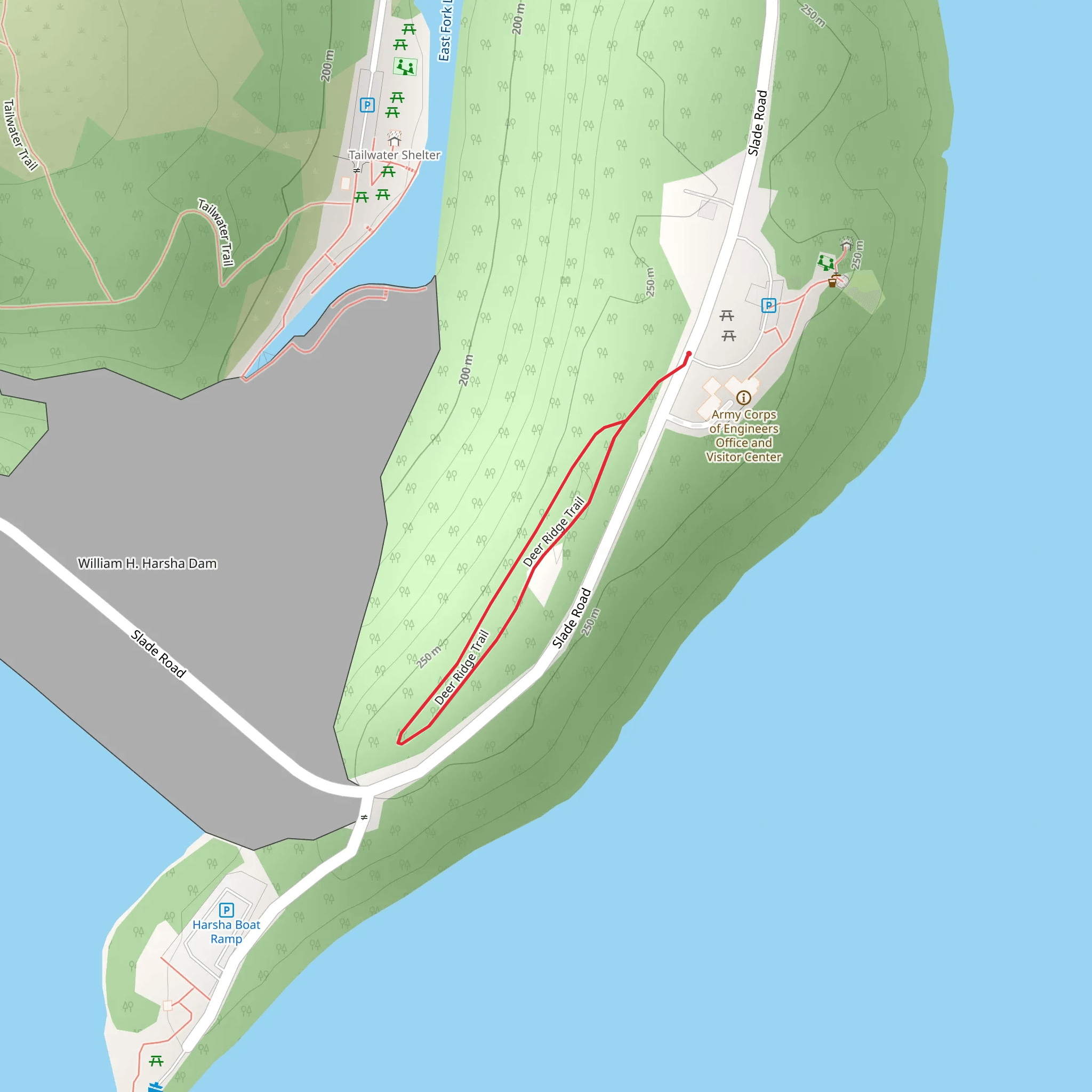 Slade Road Loop mobile static map