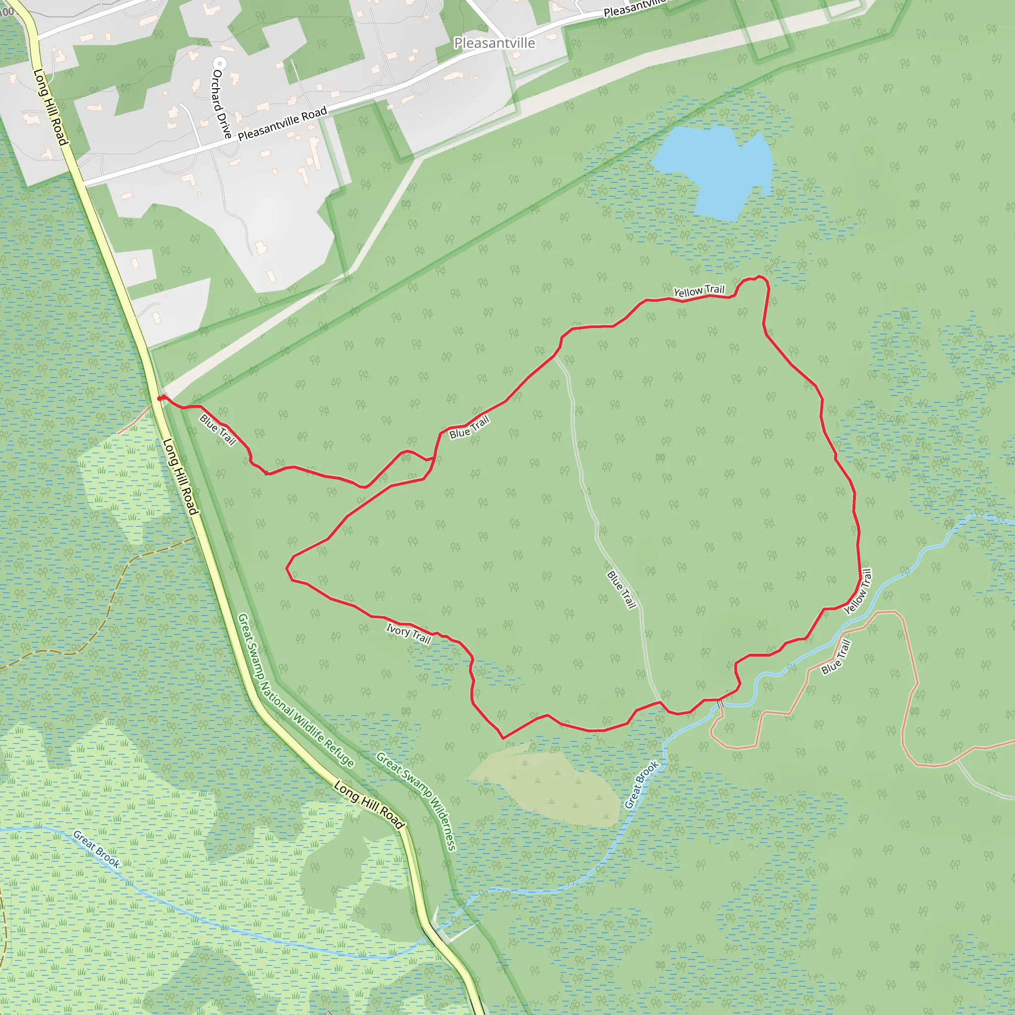 Blue, Yellow and Ivory Loop Trail mobile static map