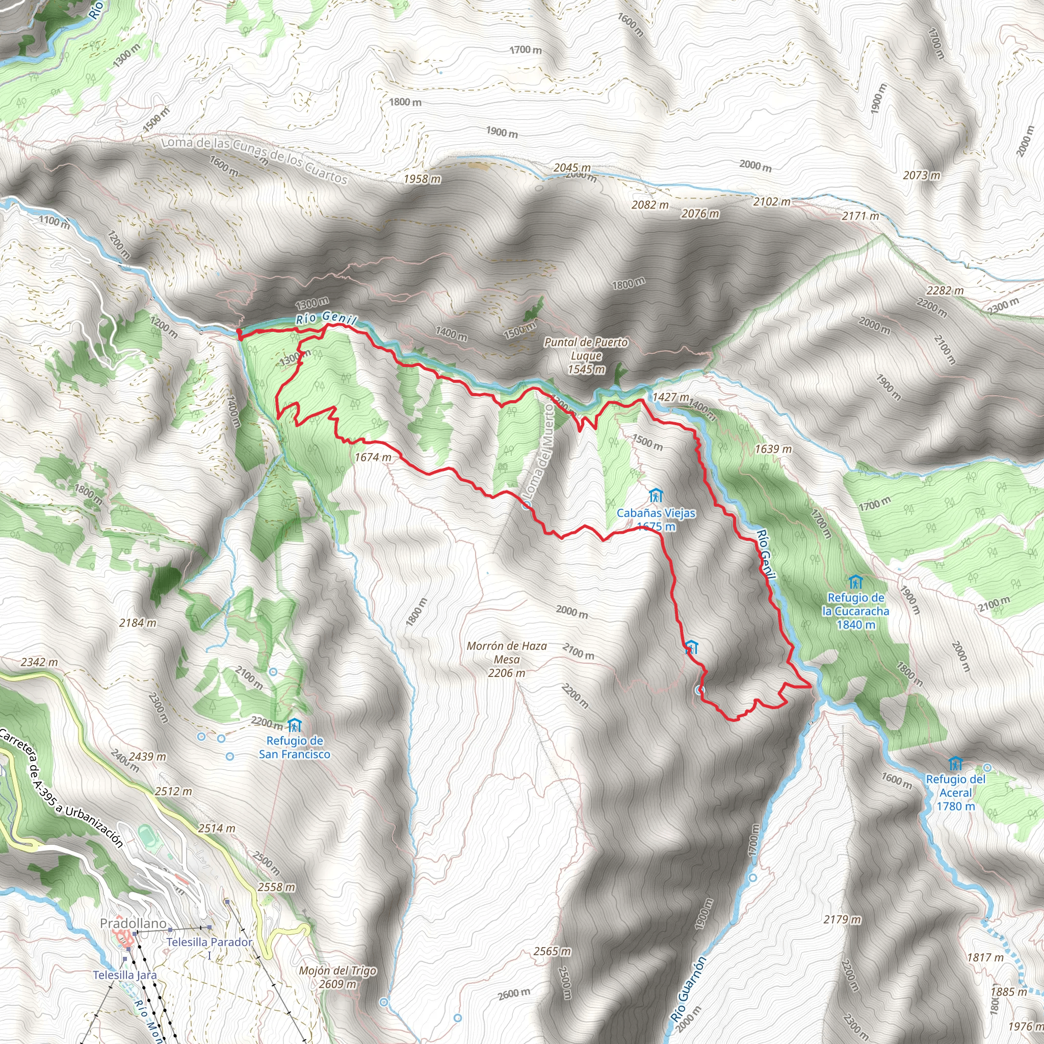 Cortijos del Hornillo mobile static map