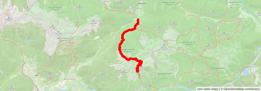 Großer Buchstein Crossing stage 2 Map