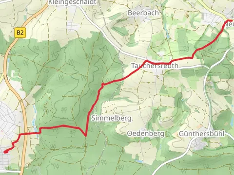 Gelbkreuz and Tuchersteig Walk