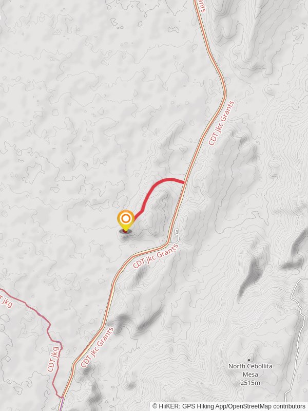 Sandstone Bluffs Road Walk mobile static map