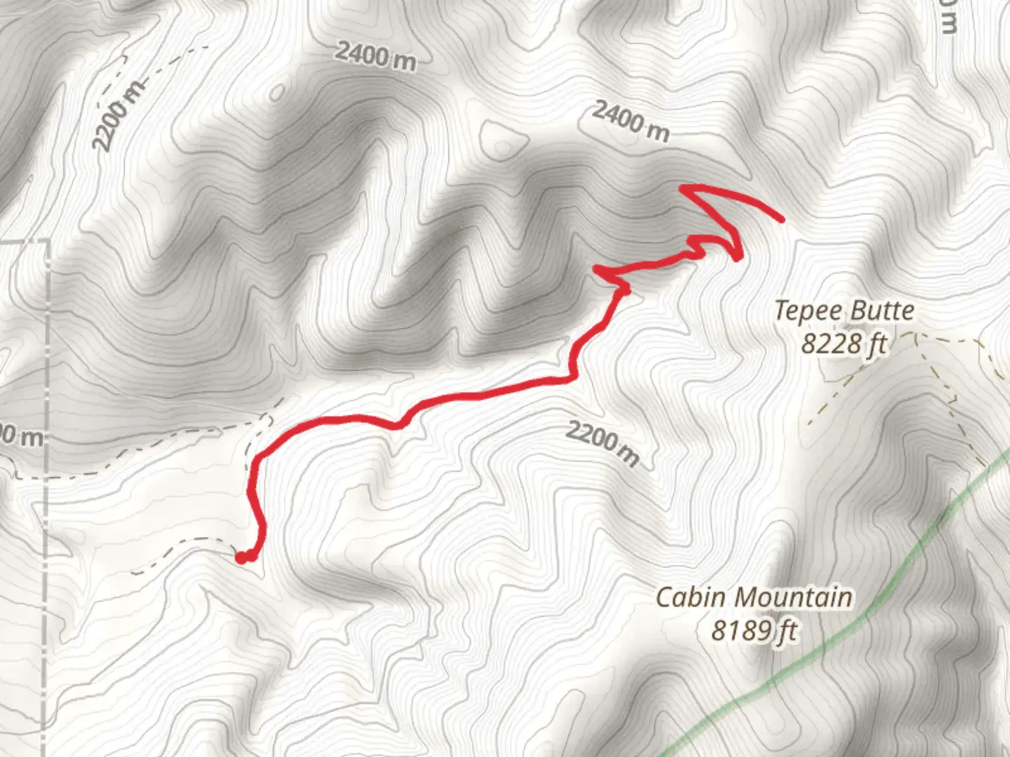 An image depicting the trail Jefferson Creek Trail and its surrounding area.
