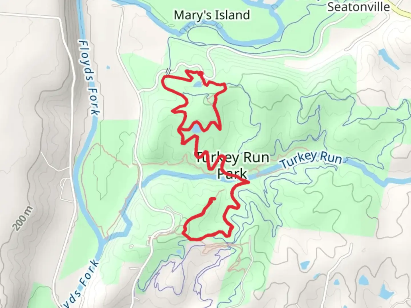 An image depicting the trail Louisville Loop and its surrounding area.