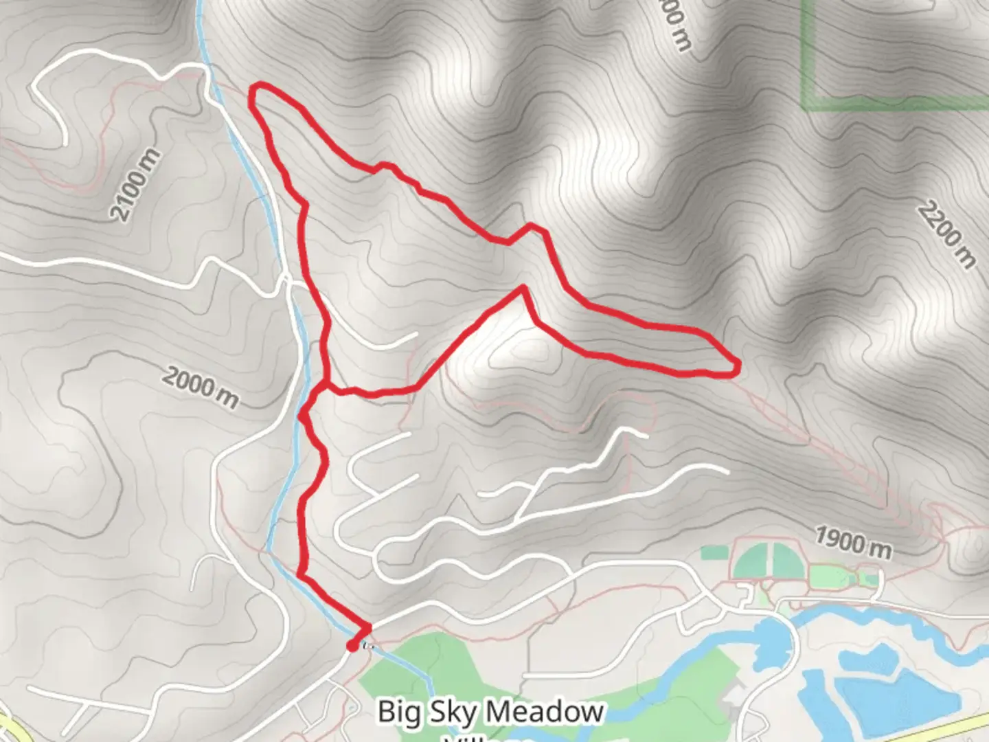 An image depicting the trail Reflector Loop Trail and its surrounding area.