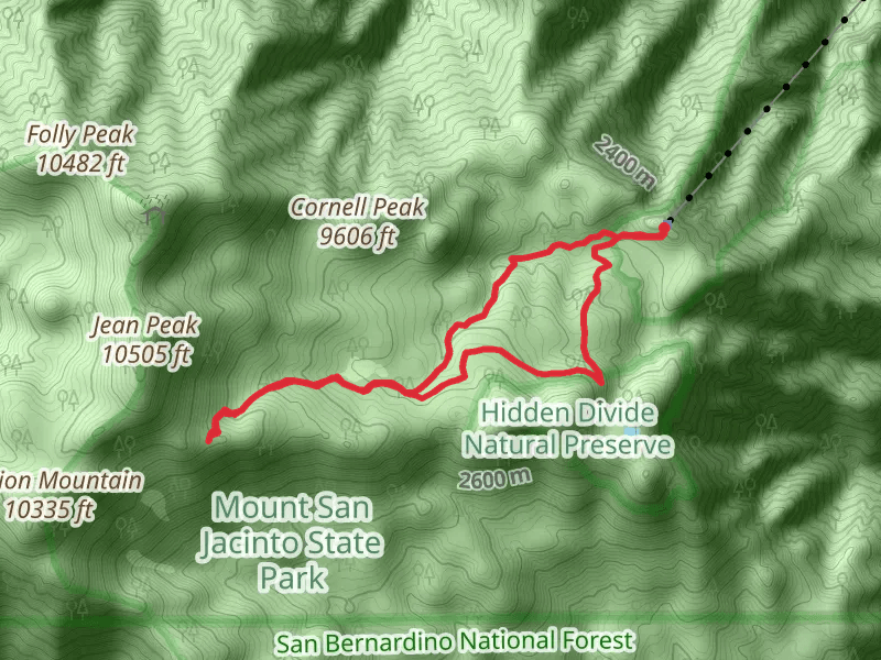 Wellman Divide - Round Valley - Willow Creek Loop Trail