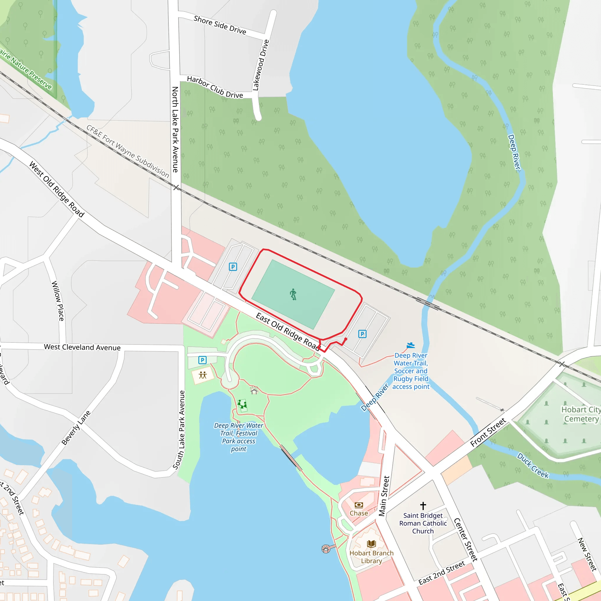 East Old Ridge Road Loop mobile static map