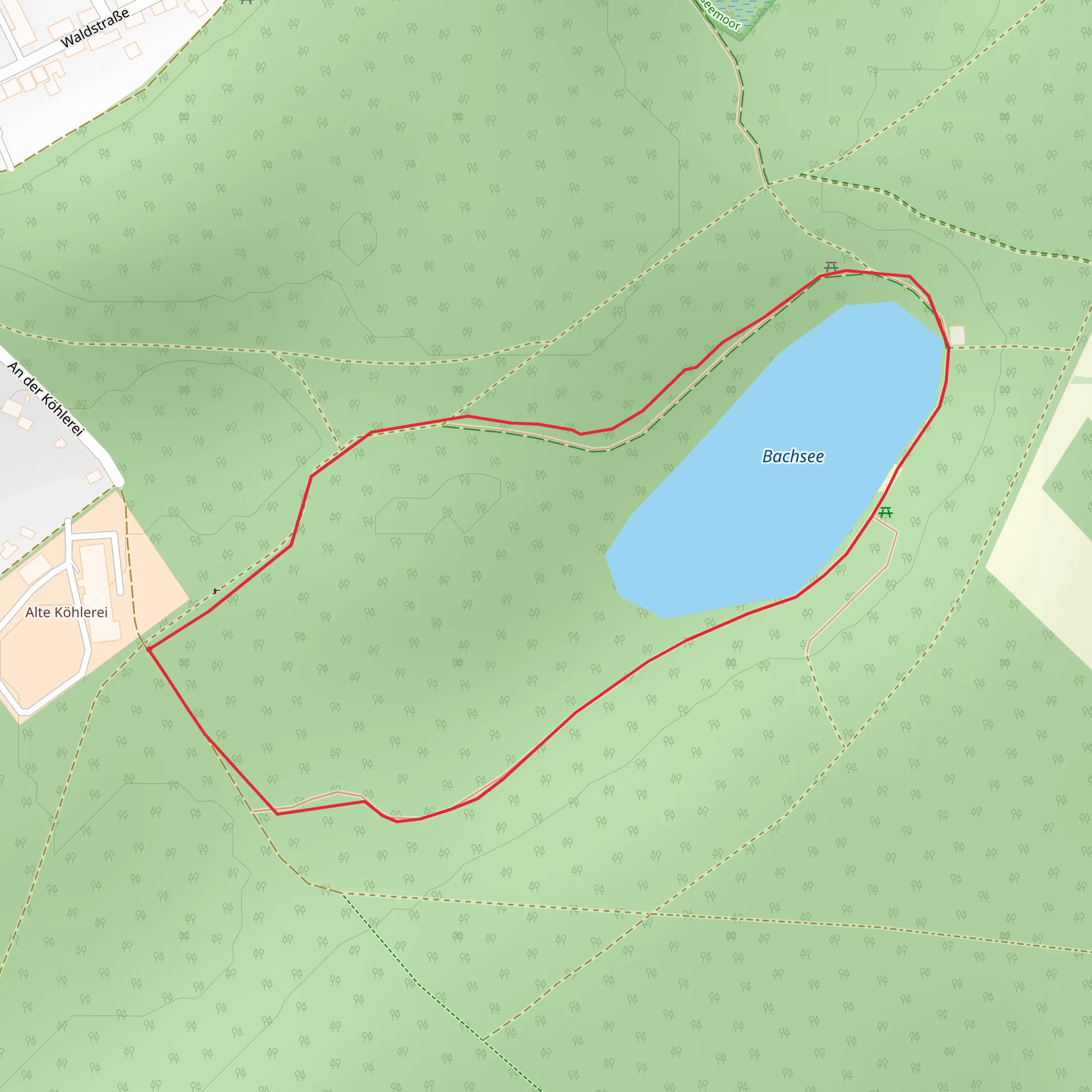Bachsee Loop mobile static map