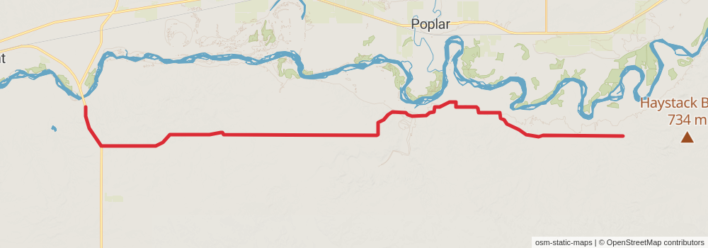 American Perimeter Trail - Rocky Mountains Primary stage 5 Map