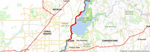 American Discovery Trail South Route stage 387 Map