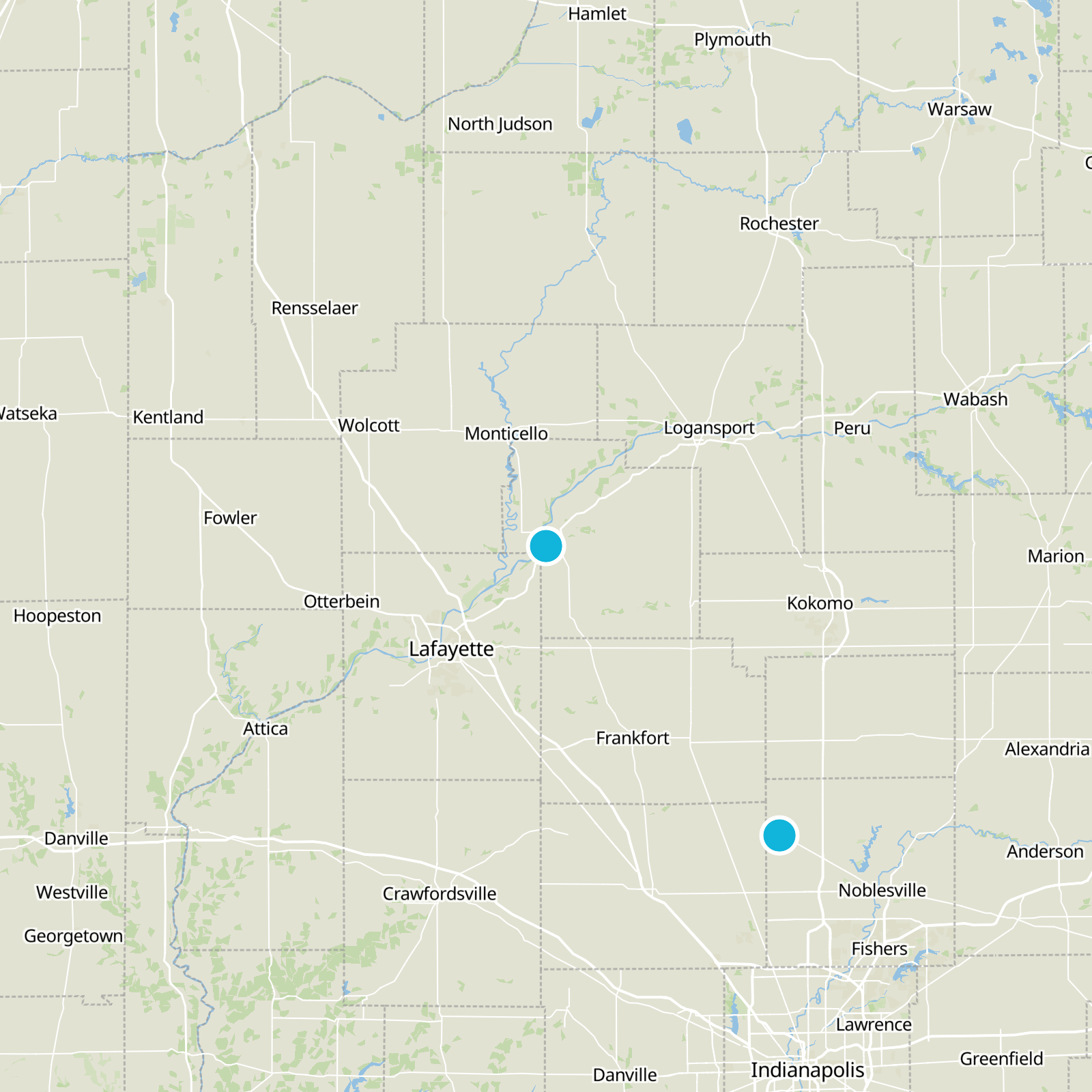 Carroll County Static Map