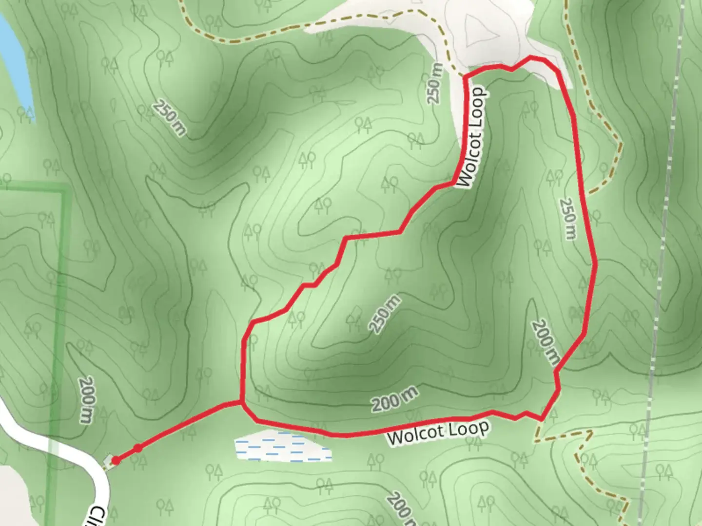 An image depicting the trail Wolcott Loop Trail and its surrounding area.