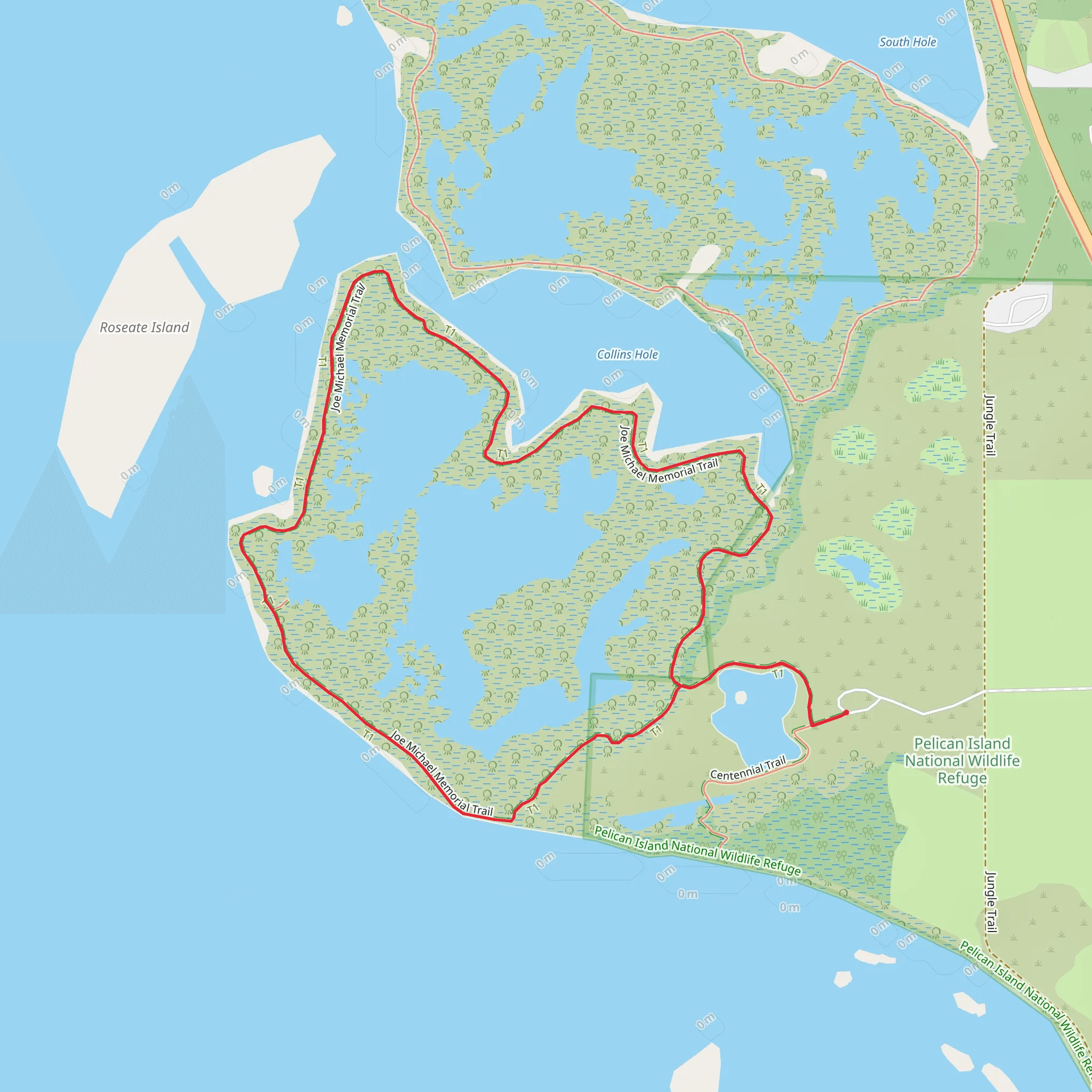Joe Michael Memorial Loop Trail mobile static map
