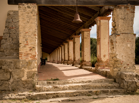An image depicting the trail La Purísima Mission State Historic Park Loop and its surrounding area.