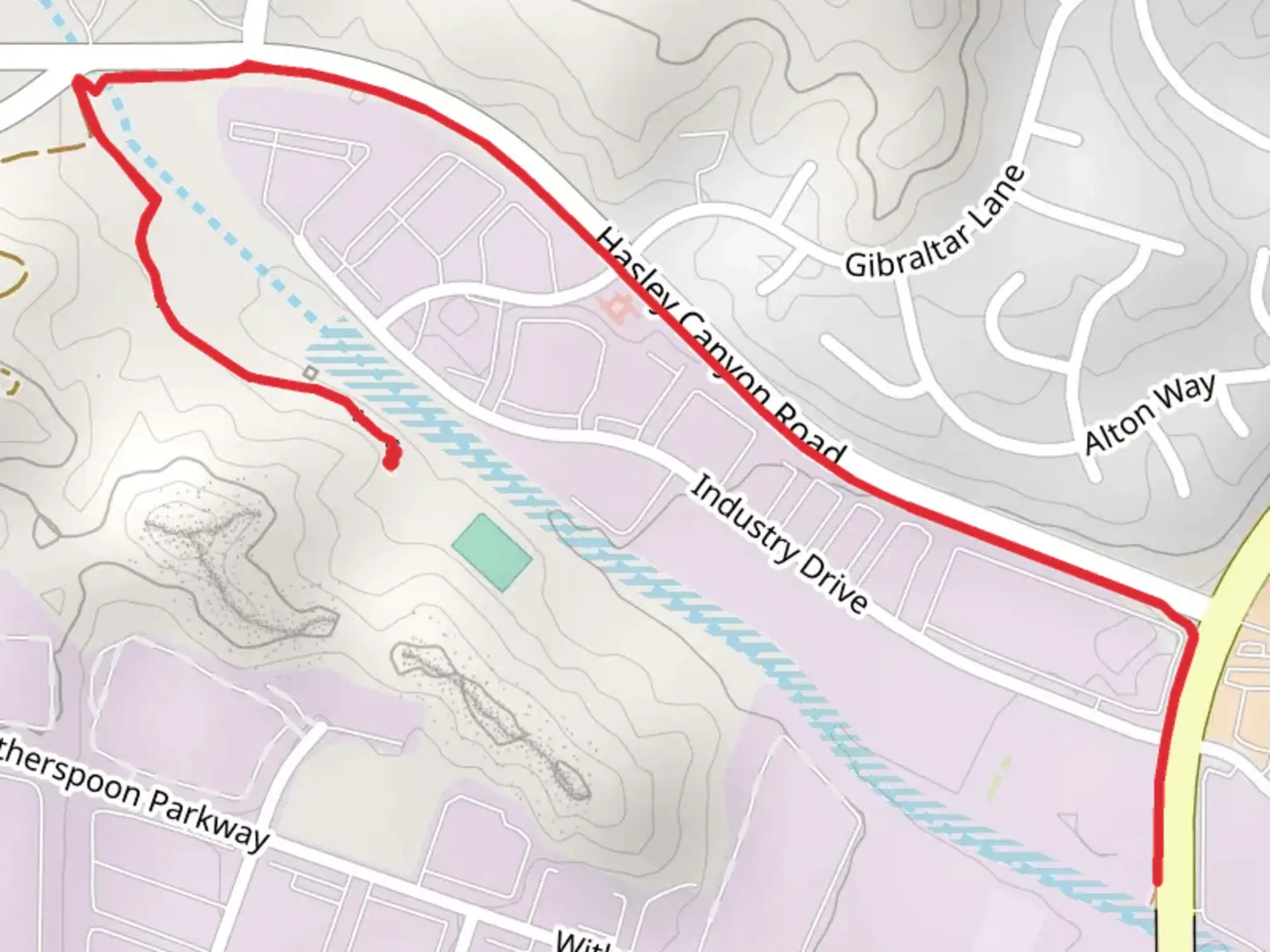 An image depicting the trail Hasley Canyon Trail and its surrounding area.