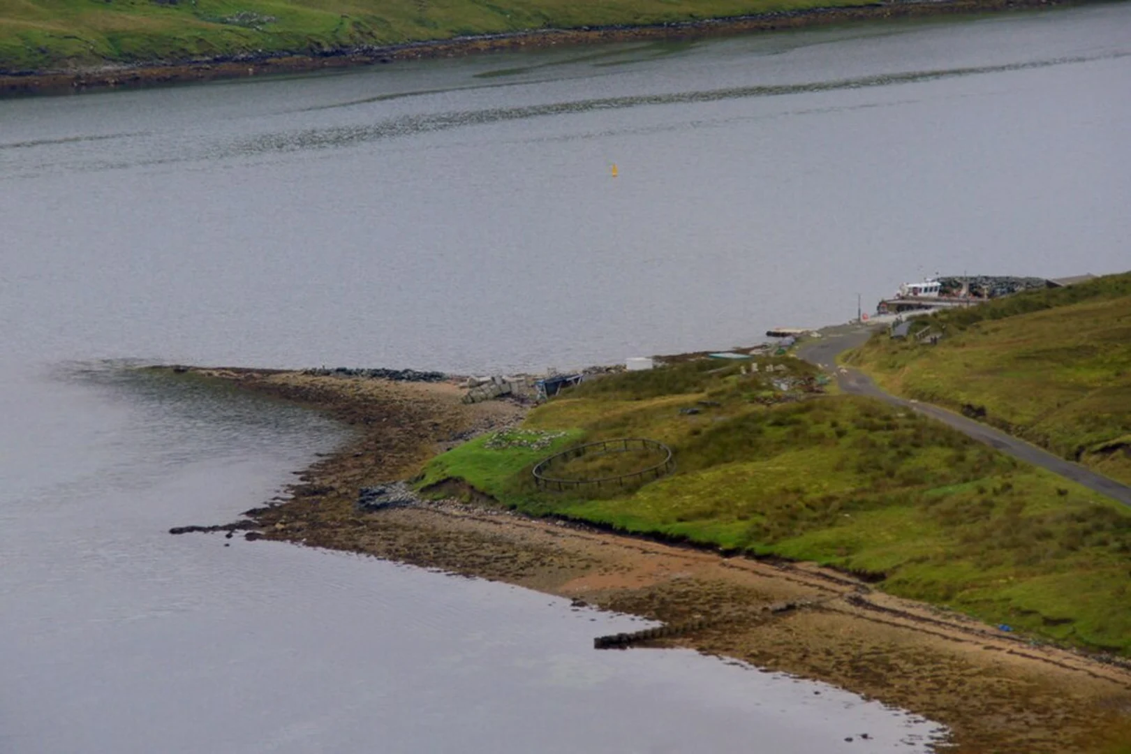 An image depicting the trail Coastal Walk of Shetland - East and its surrounding area.