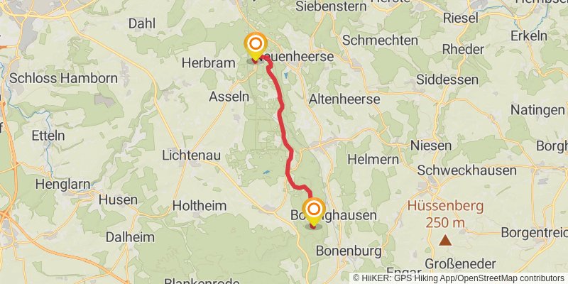 Sintfeld-Höhenweg stage 4 Map