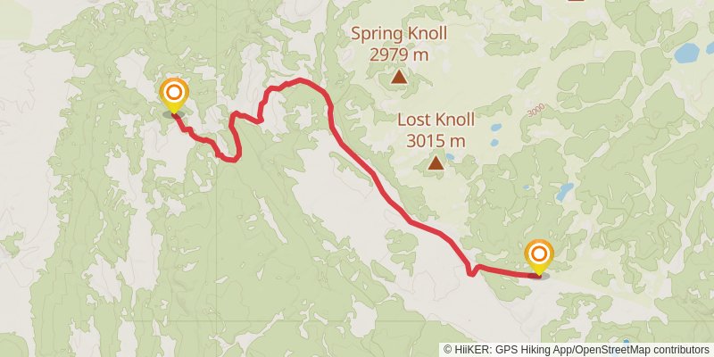 American Discovery Trail - Utah stage 36 Map