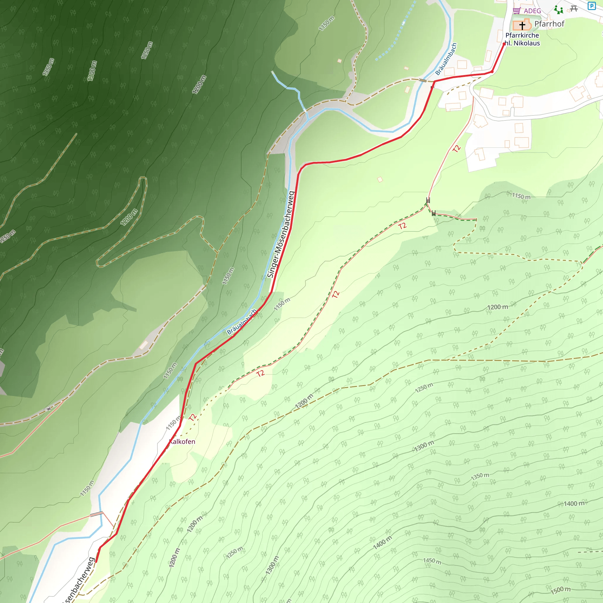 End of Sankt Nikolai im Solktal - Secrets of water mobile static map