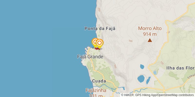 Great Route of Flores spur 2 Map