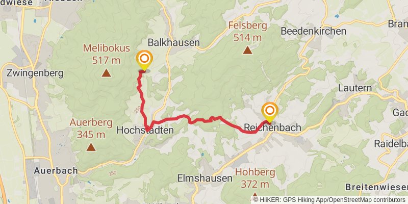 Nibelungensteig alt 1 Map