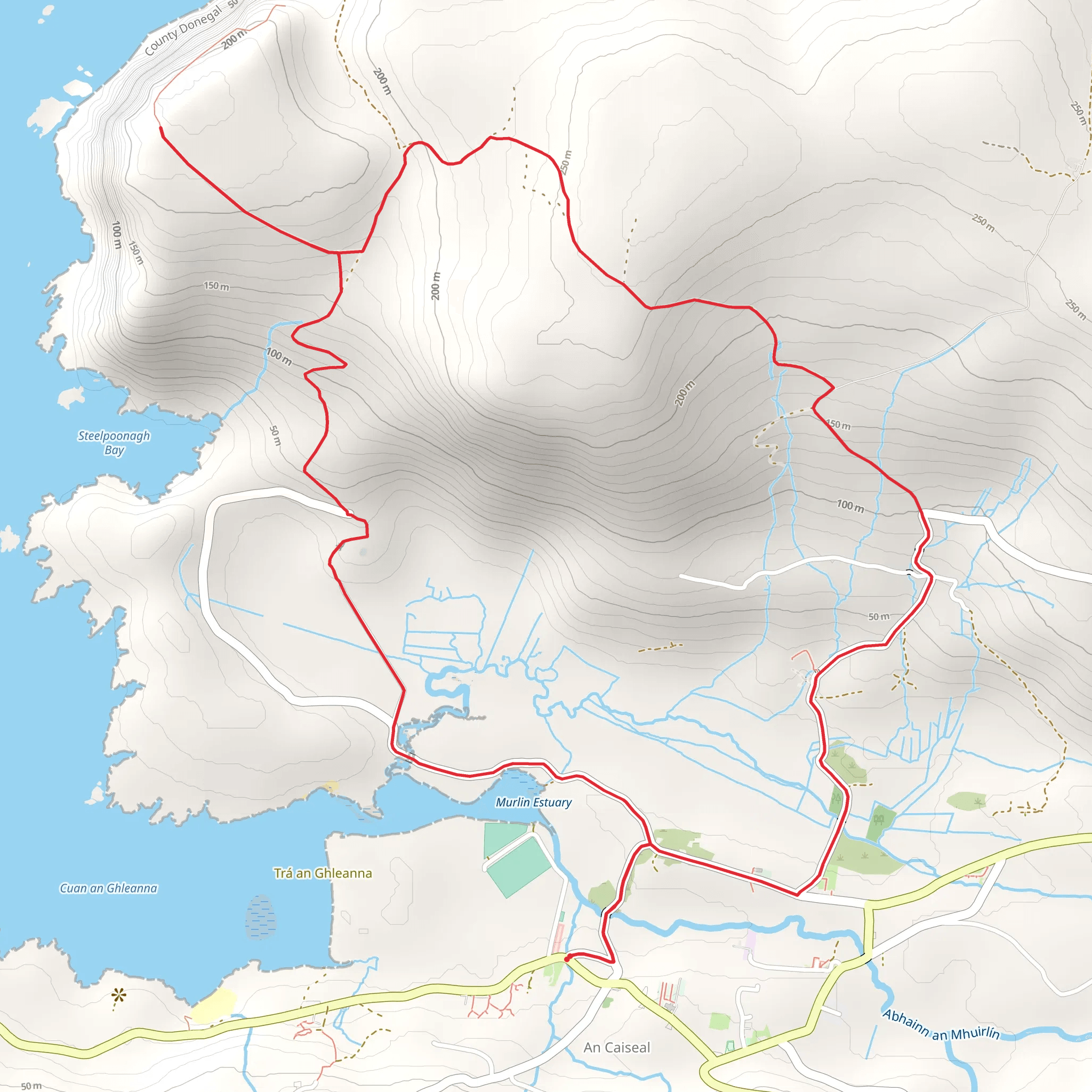 Glencolmcille - Tower Loop mobile static map