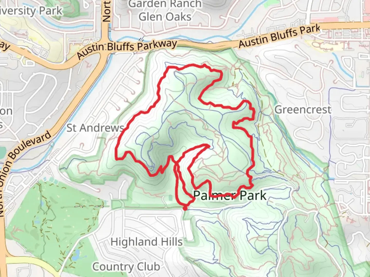 An image depicting the trail Dog Run Area - Templeton Loop Trail and its surrounding area.
