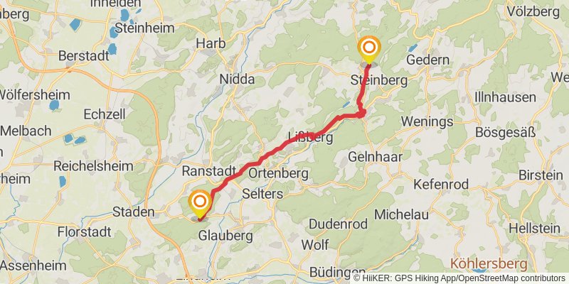 Bonifatius - Route stage 6 Map