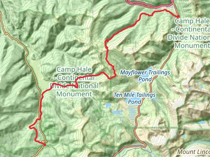 Colorado Trail to Tennessee Pass