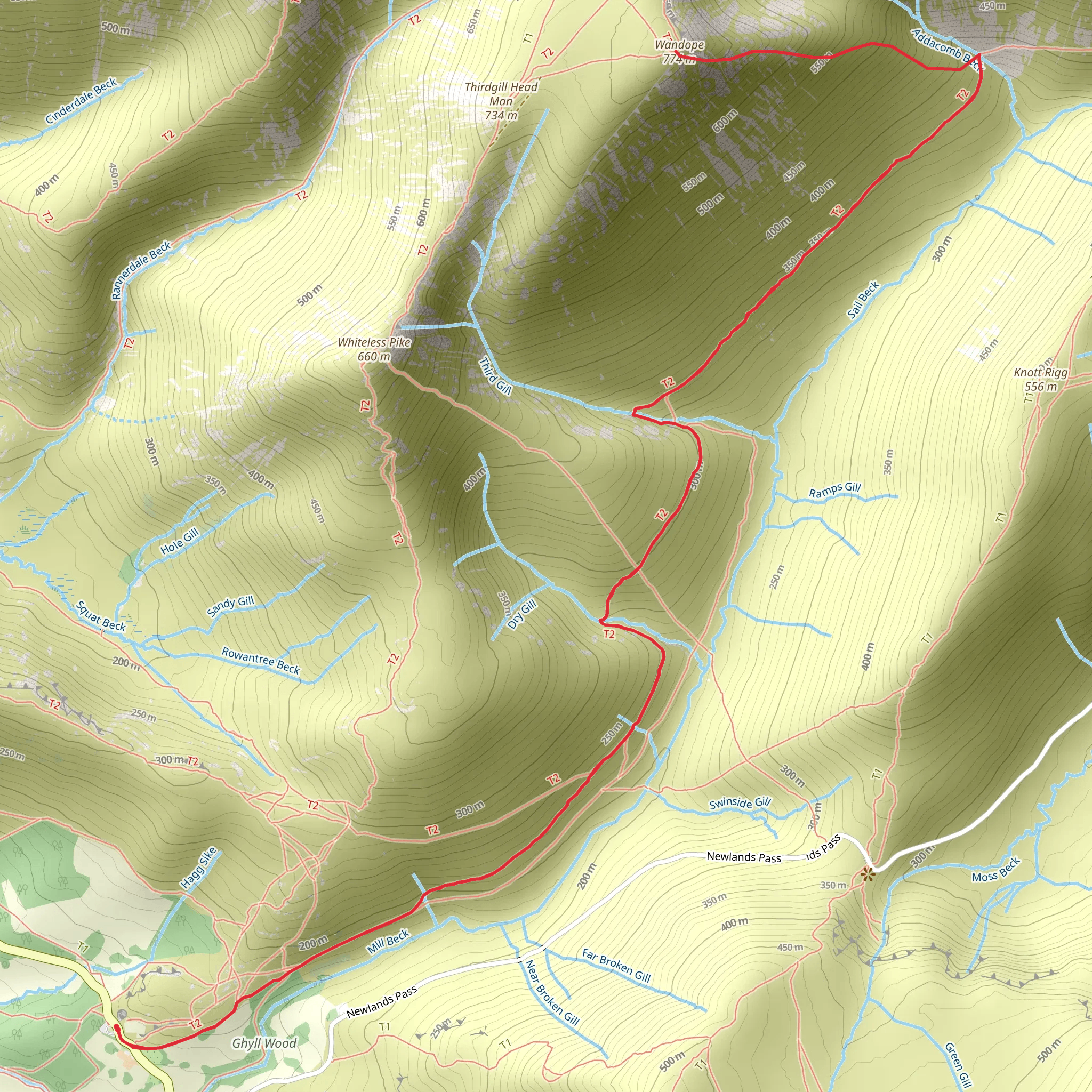 Wandope mobile static map
