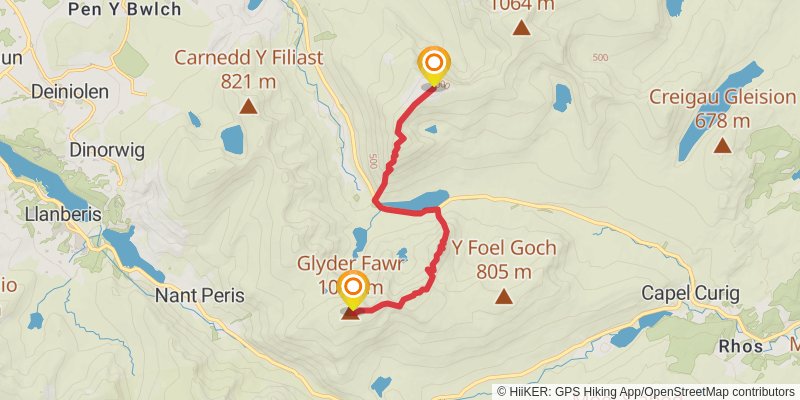 Welsh 3000s Ultra Route stage 3 Map