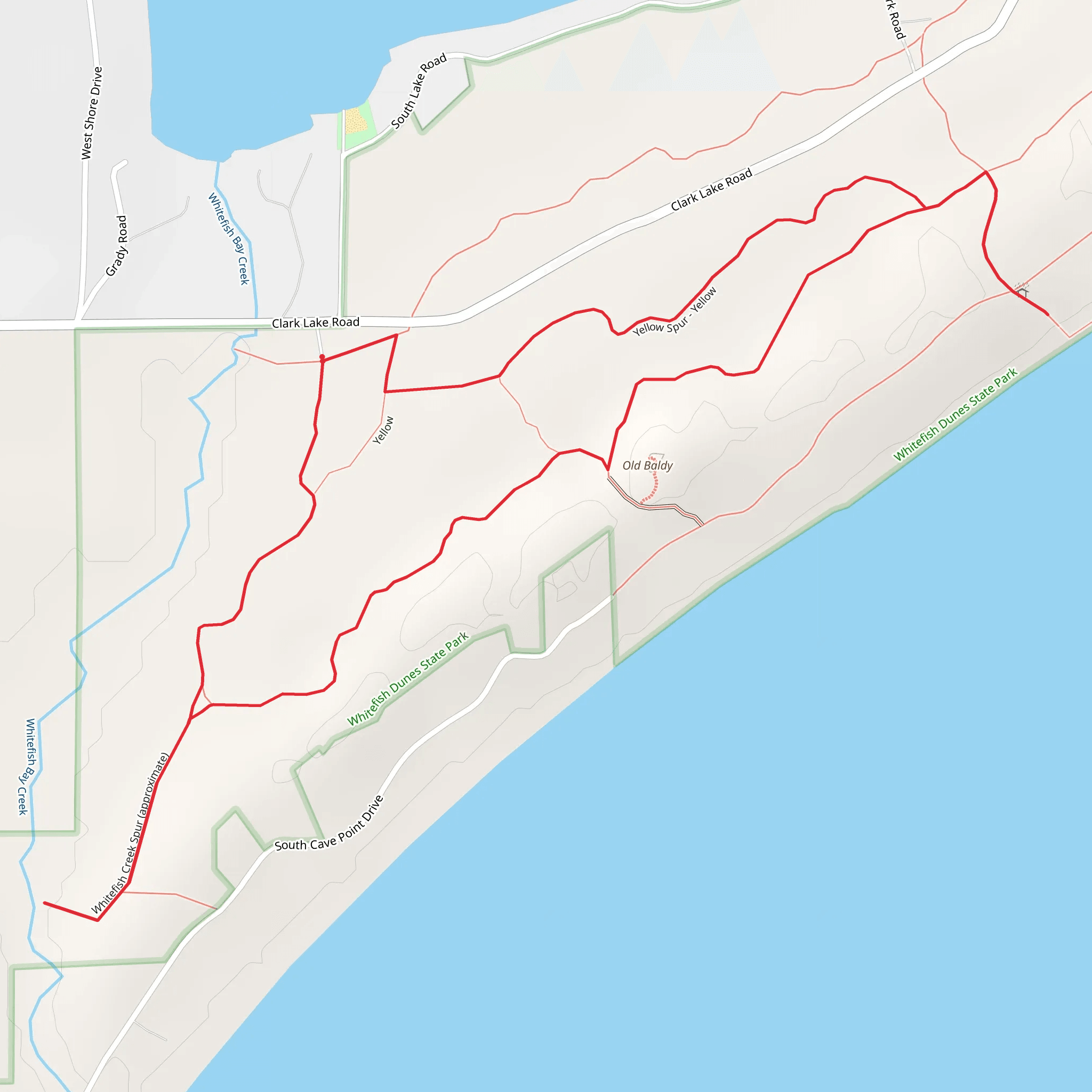 Yellow Loop mobile static map