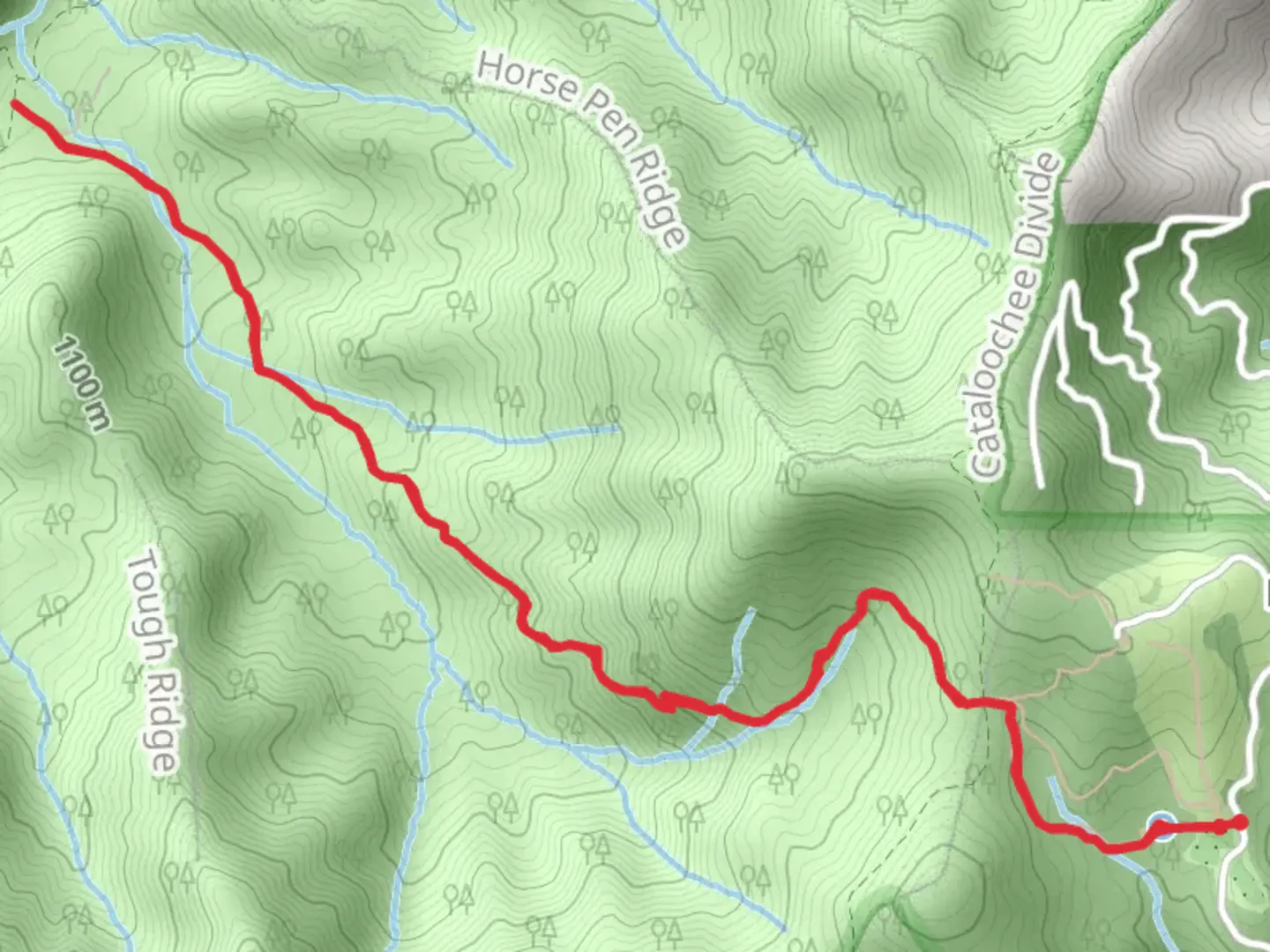 An image depicting the trail McKee Branch Trail and its surrounding area.