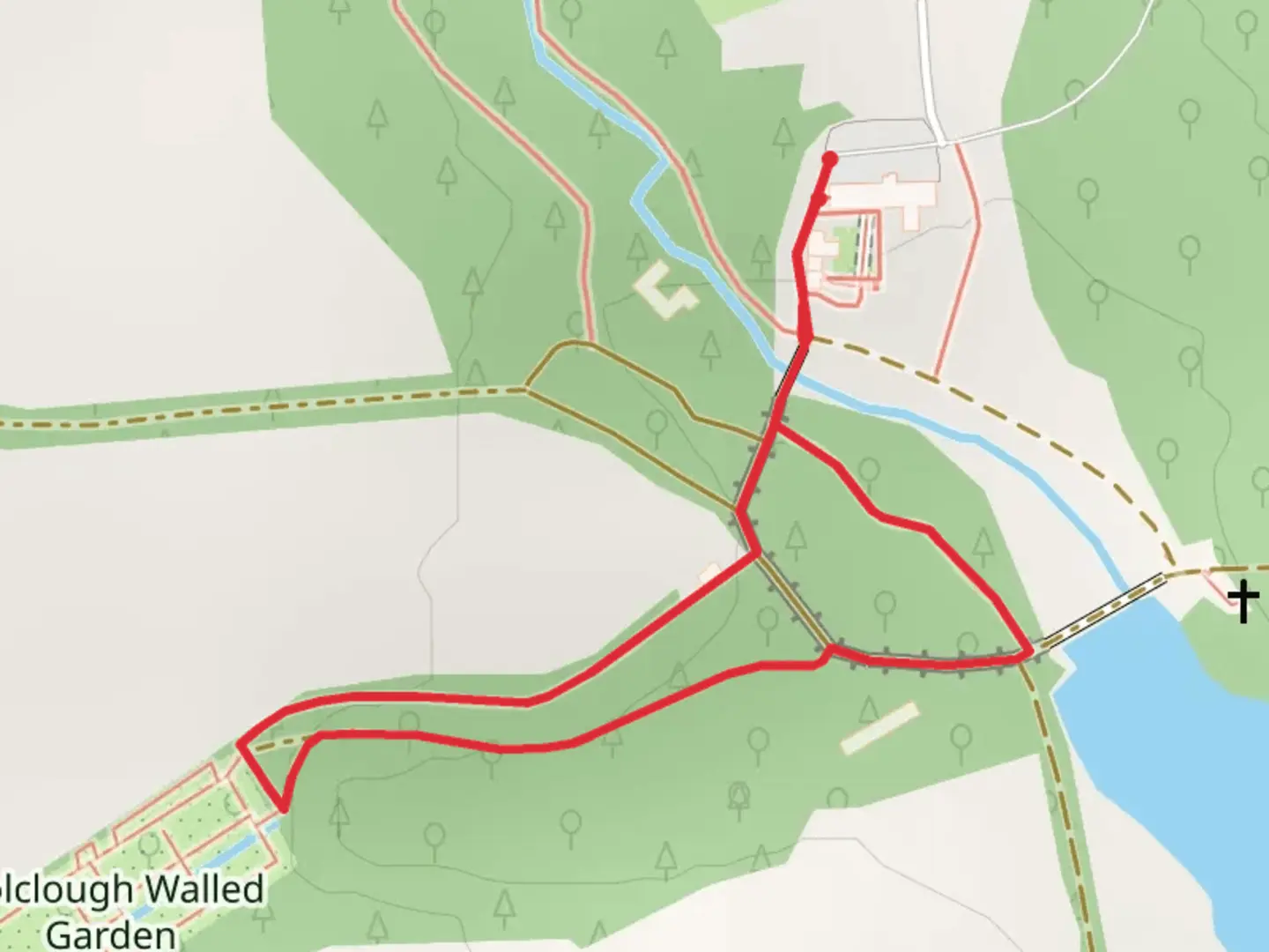 An image depicting the trail Tintern Trails - Mr Rose's Garden Trail and its surrounding area.