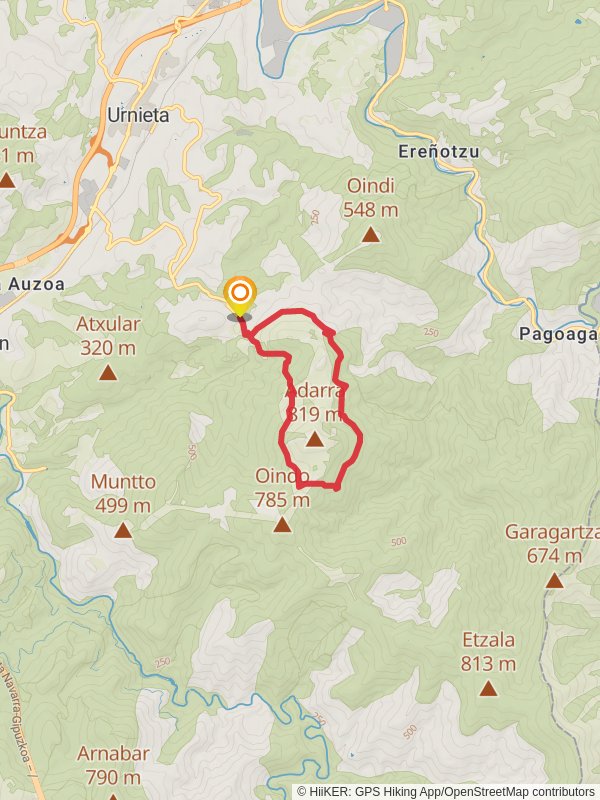 Surrounding Adarramendi PR GI 203 mobile static map
