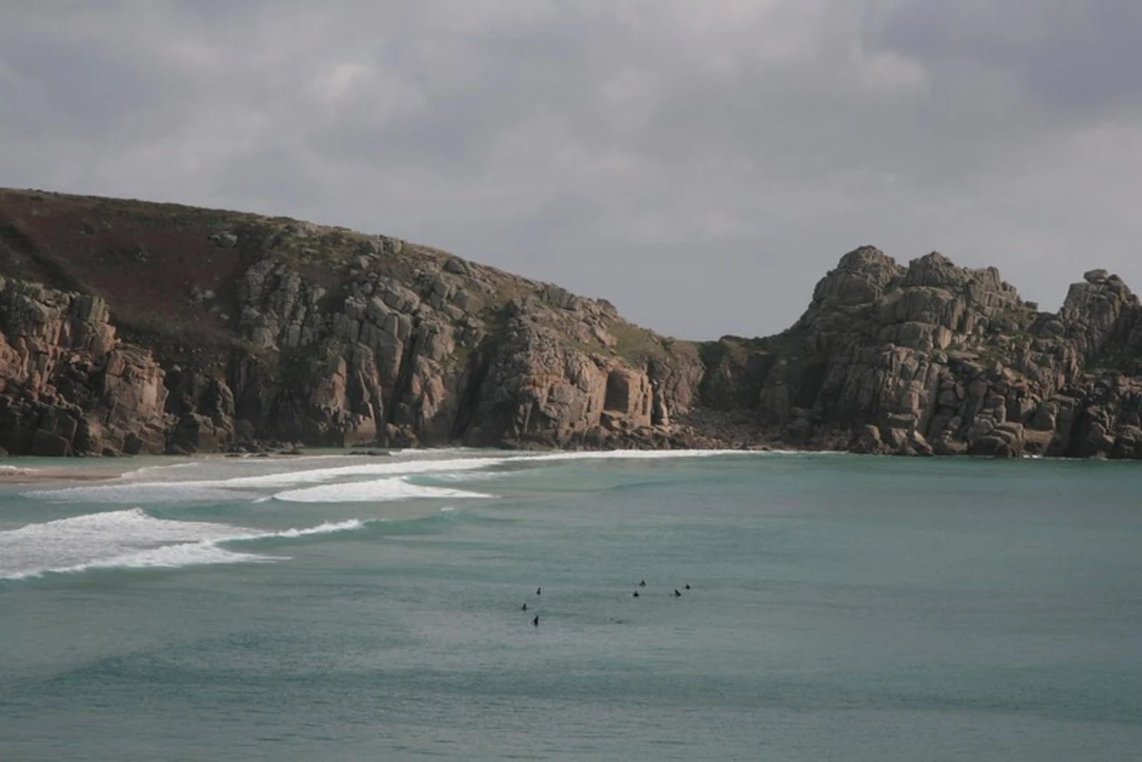 An image depicting the trail Porthcurno Loop and its surrounding area.