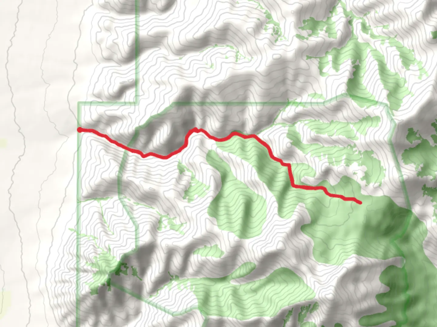 An image depicting the trail Rebel Creek Walk and its surrounding area.
