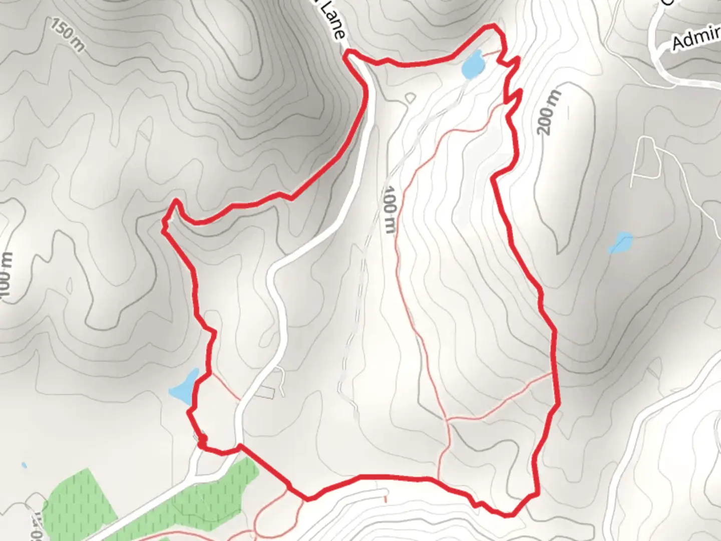 An image depicting the trail You-Walk Miwok Loop Trail and its surrounding area.