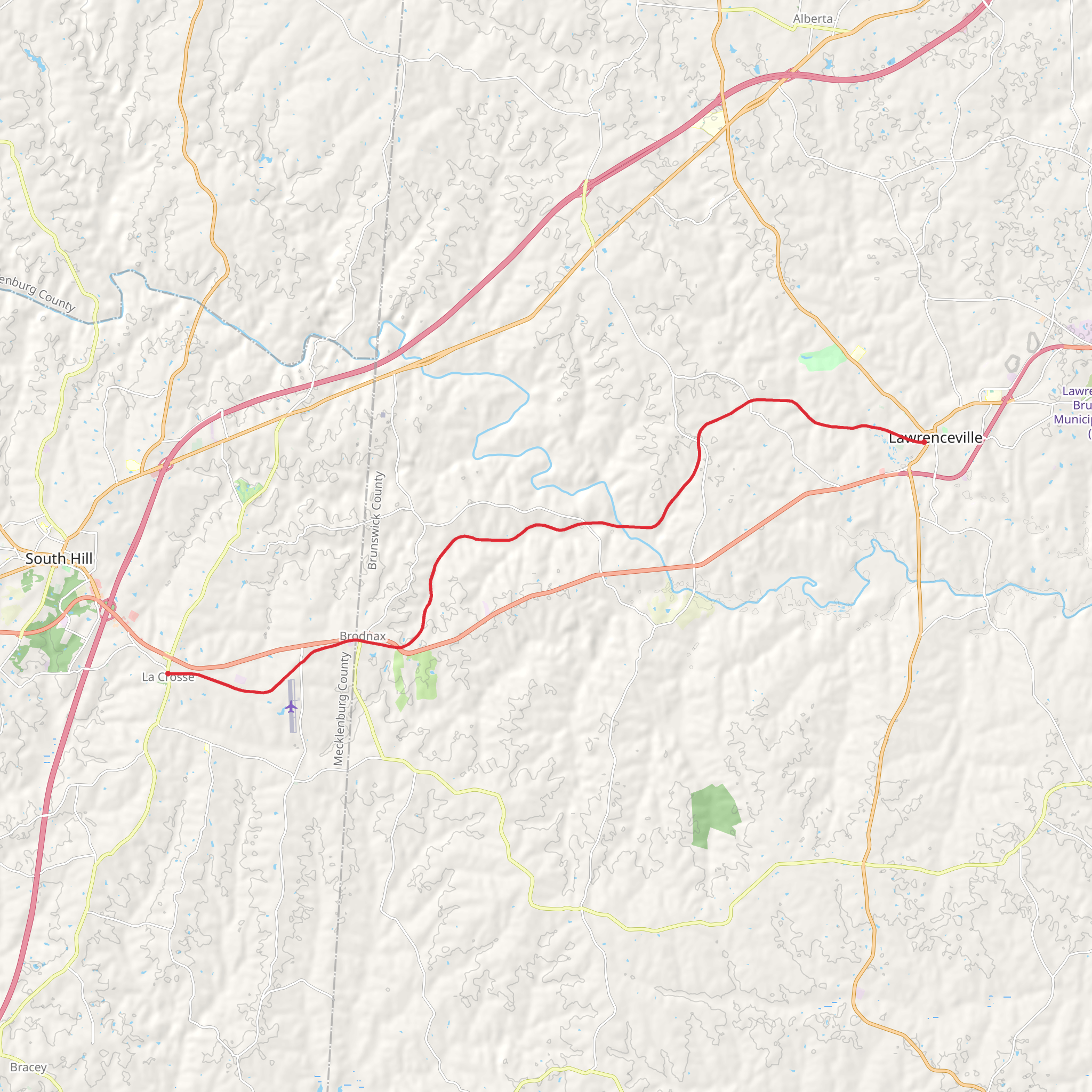 Tobacco Heritage Trail mobile static map