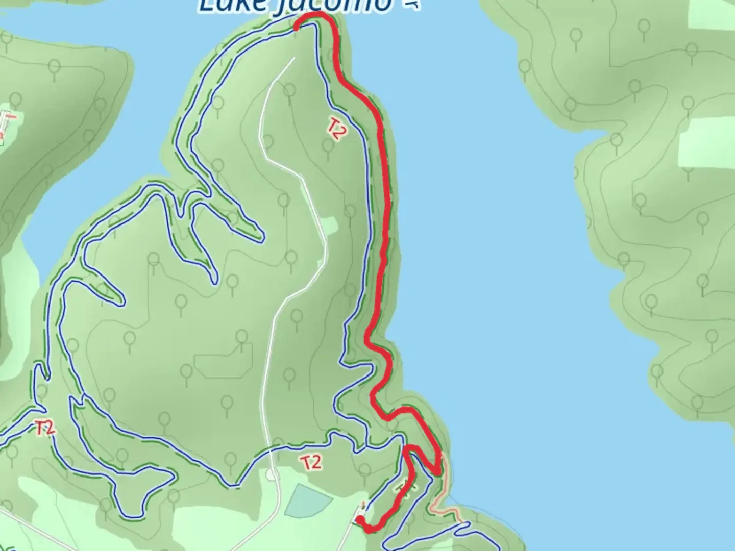 An image depicting the trail Rock Ledges Walk and its surrounding area.