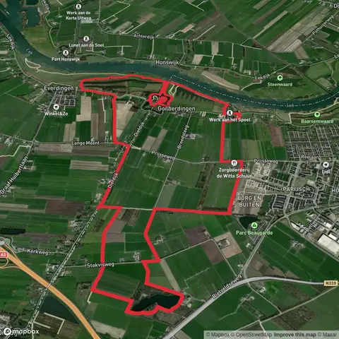 De Zandput, Everdinger Waarden and Fort Everdingen Loop