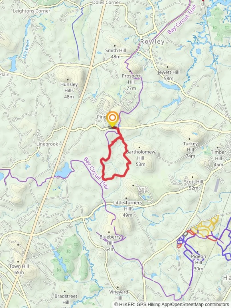 Willowdale State Forest Loop VIa Bay Circuit Trail Essex County Ma