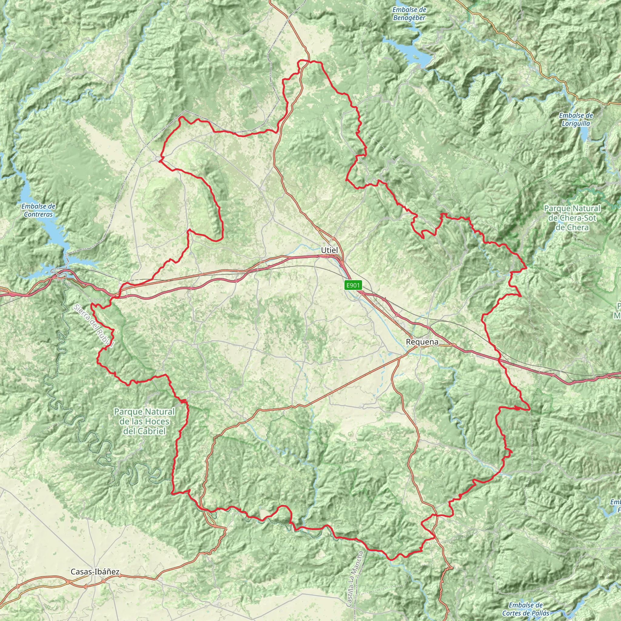 GR 238 Tierra de Vino mobile static map