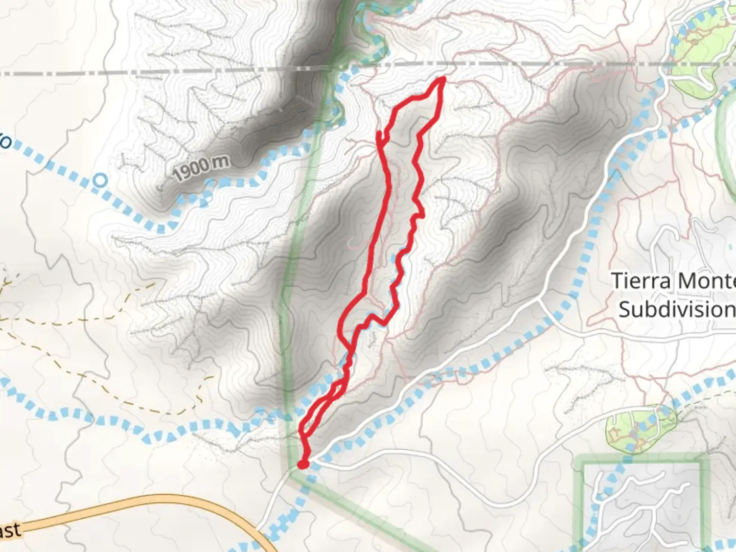 An image depicting the trail Jaral and Granite Loop Trail and its surrounding area.
