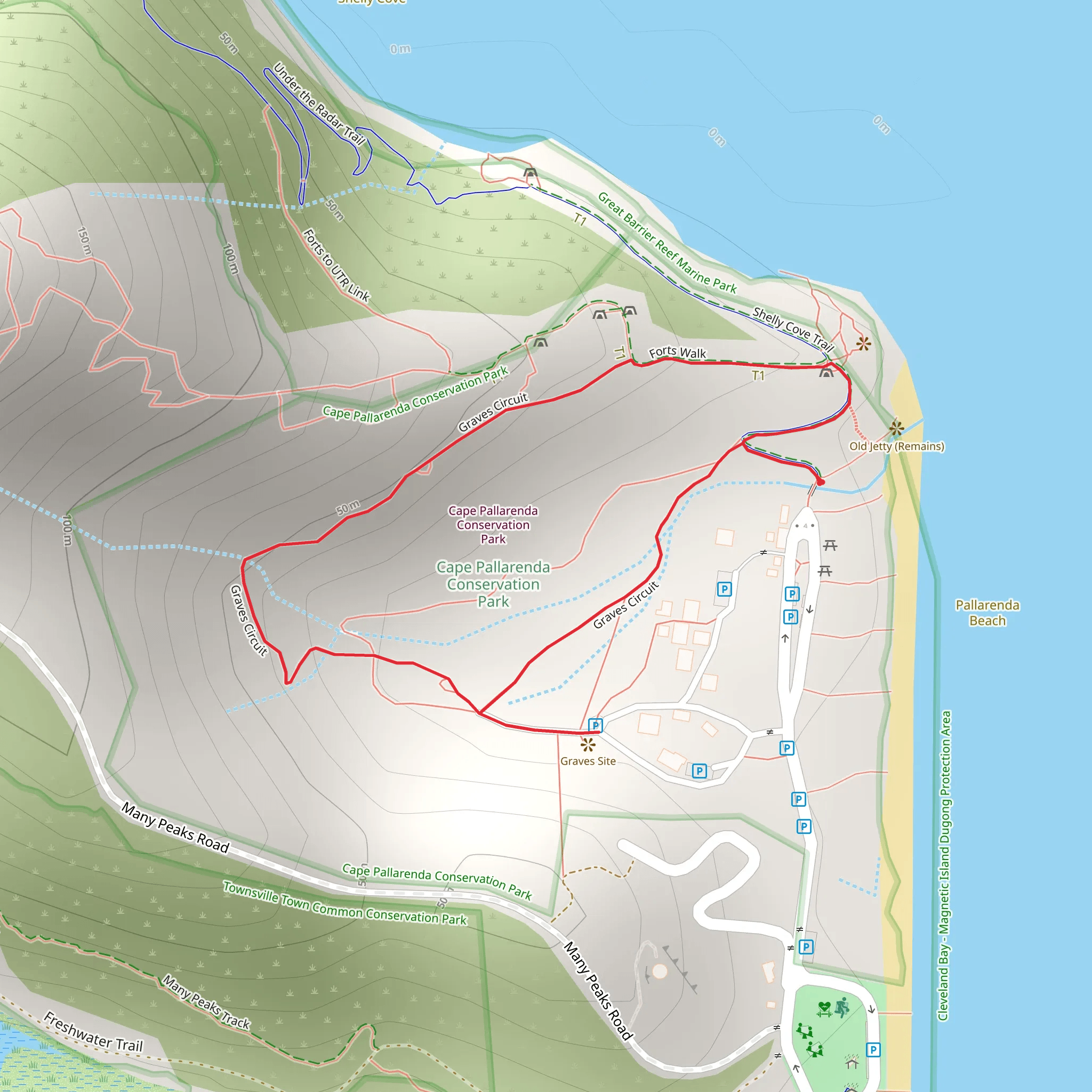 Graves Circuit Track mobile static map