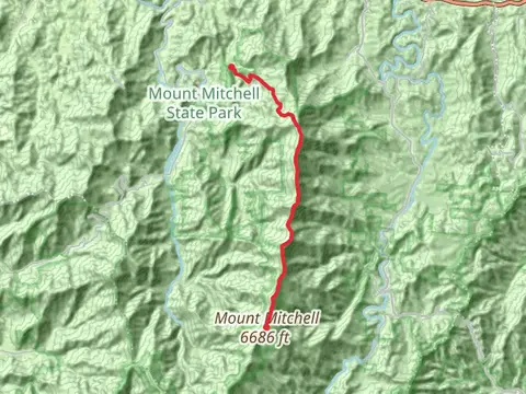 Bowlens Creek to Mount Mitchell via Black Mountain Crest Trail
